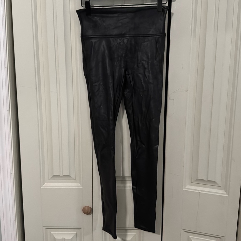 Spanx faux leather leggings